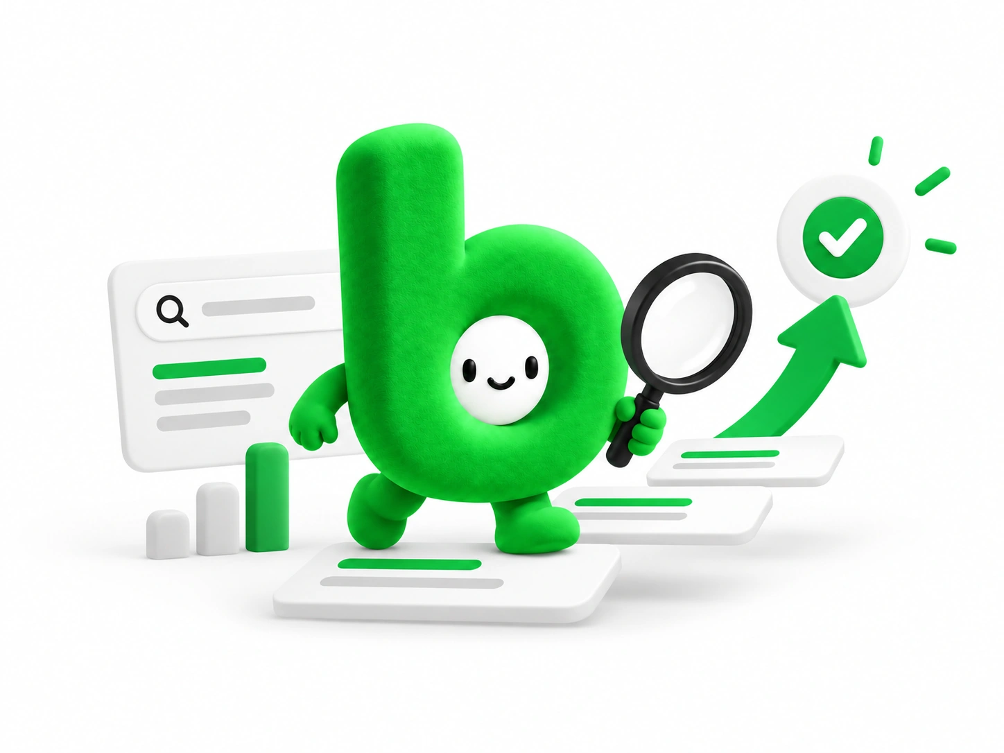 SEO search growth illustration