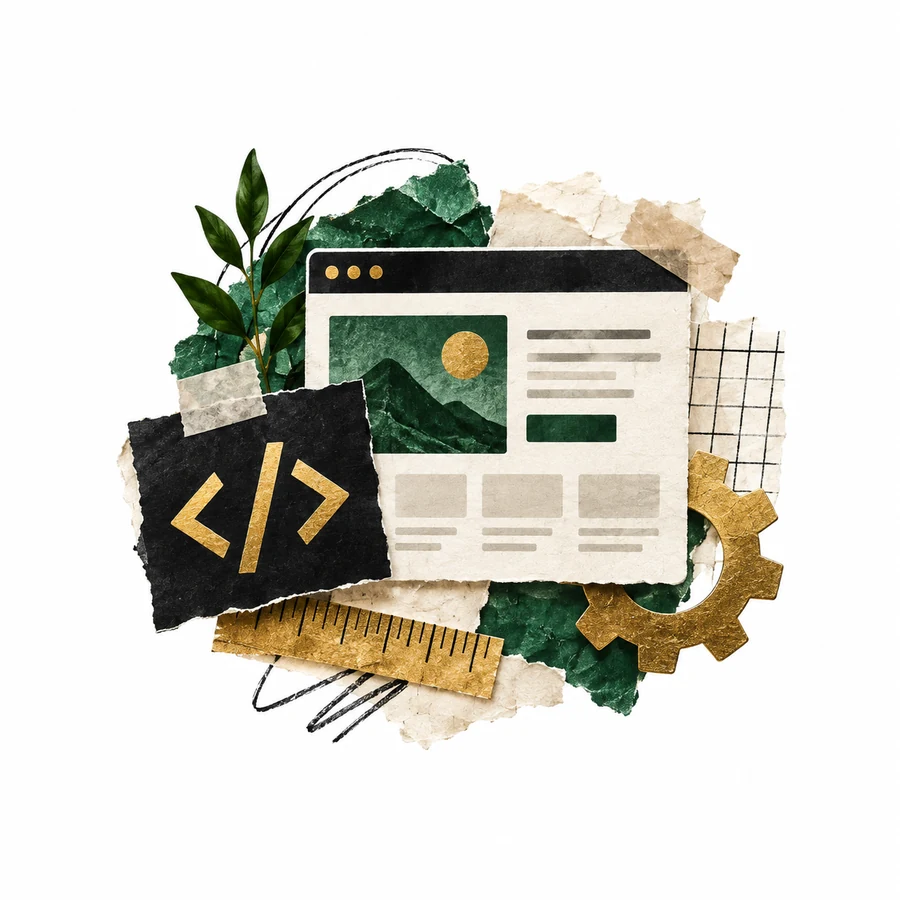 Custom Coded WordPress Page